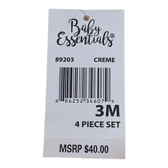 NWT Baby Essentials 4pc “So Thankful” Outfit Fall Harvest Thanksgiving Set 3M - Picture 11 of 13